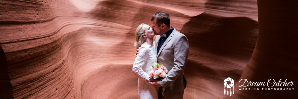 Antelope Canyon Wedding, Lake Powell, L&M  2-48
