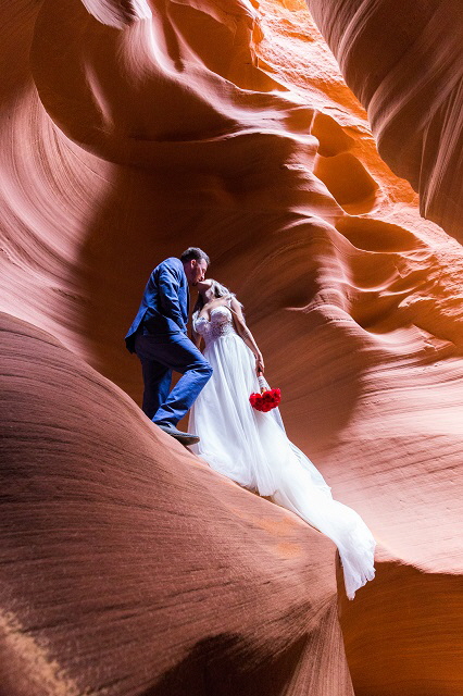 Slot Canyon Wedding 220