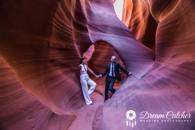 Antelope canyon Wedding, Lake Powell, A&D 7-7